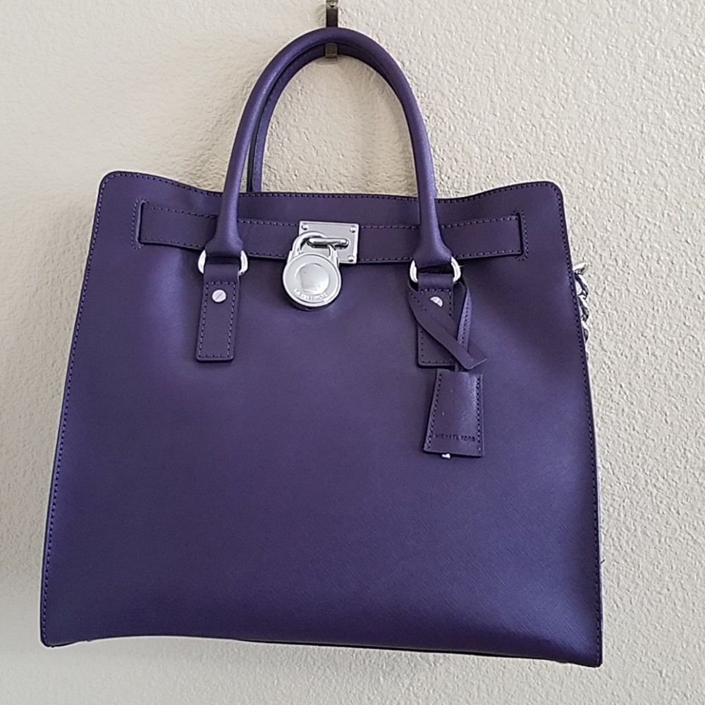 Michael Kors Large Purple Hamilton NWT 🎉HP